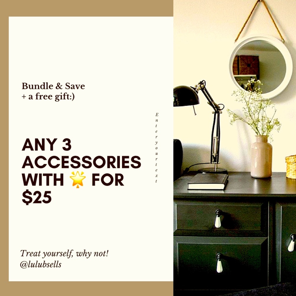 Bundle & Save Any 3 Items With A For $25! - image 1